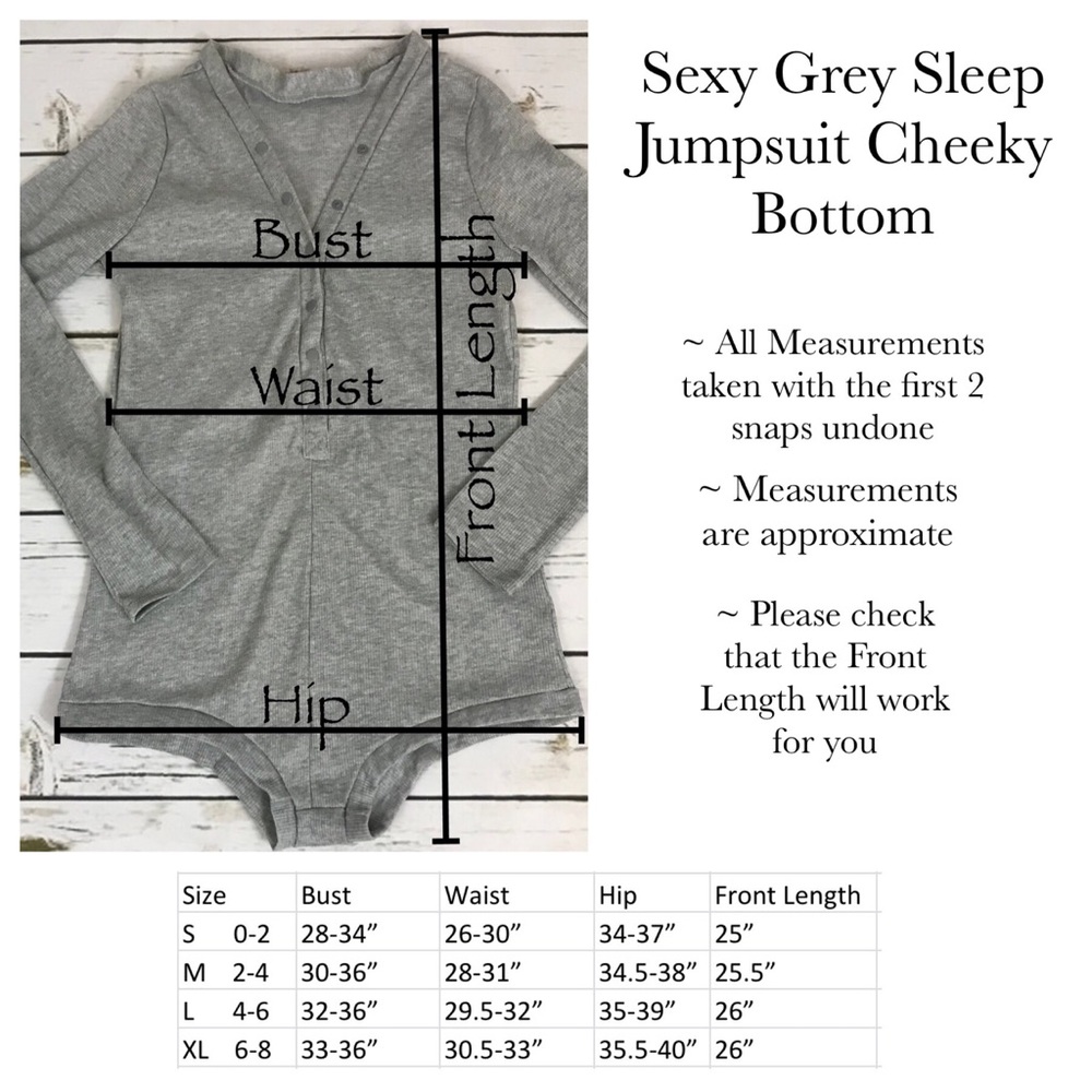 ✨Last One!✨Sleep Romper Jumpsuit Cheeky Bottom - Picture 7 of 8